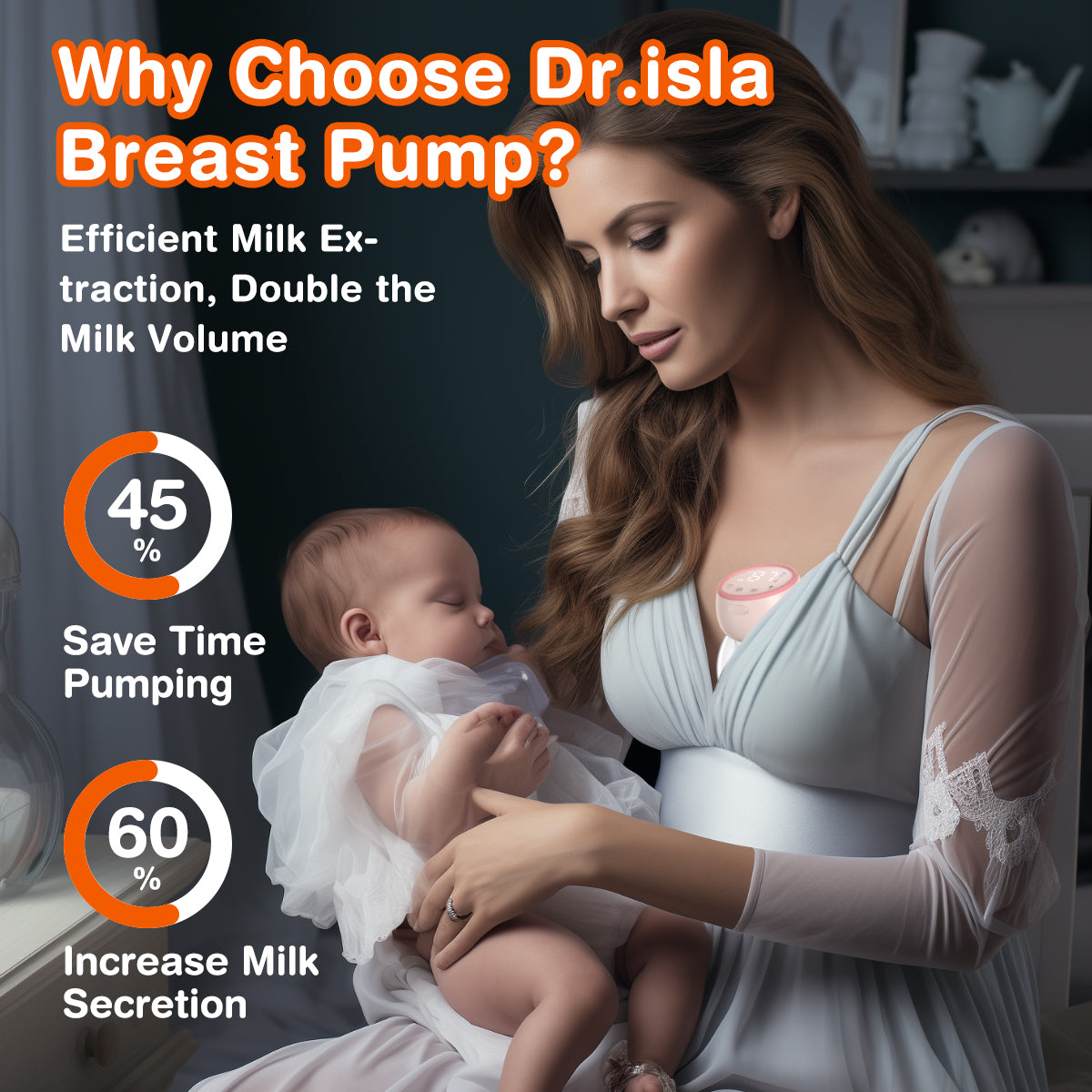 Night Light Wearable Breast Pump - EB30