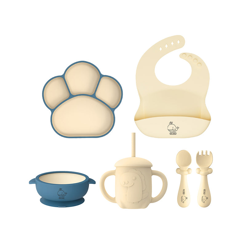 Silicone Baby Tableware 5 piece Set - BT05