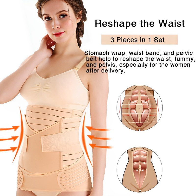 Corsetto post-parto regolabile 3 in 1