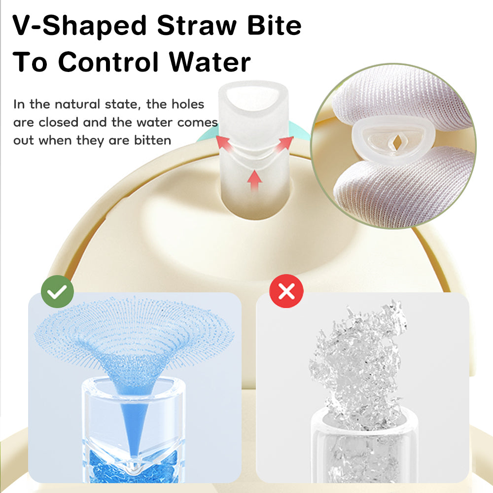 Tazza d'acqua 2 in 1 anti-perdita