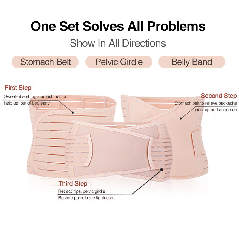 Corsetto post-parto regolabile 3 in 1