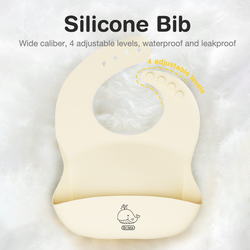 Set di 5 pezzi di stoviglie in silicone per neonati