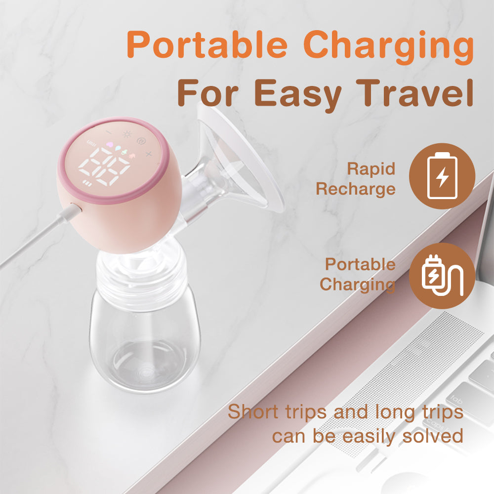 Tiralatte elettrico con luce notturna 2 in 1