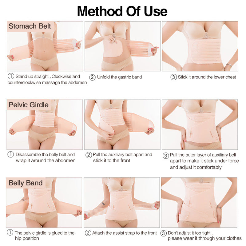 Corsetto post-parto regolabile 3 in 1